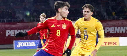 Preliminariile CE U21 2027 - Grupa A: România - Spania 0-2